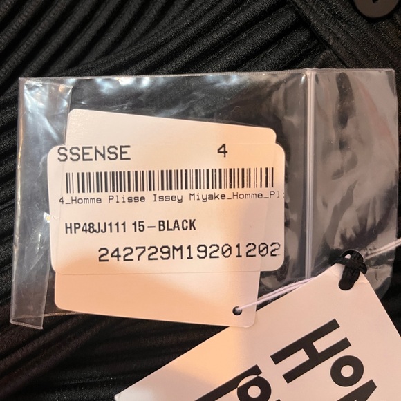 HOMME PLISSE Issey Miyake Black Monthly Color September Shirt XL/ 4 - Picture 7 of 14